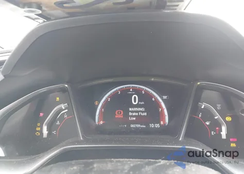 2019 Honda Civic Si из США, поврежденный, VIN 2HGFC3A50KH752844